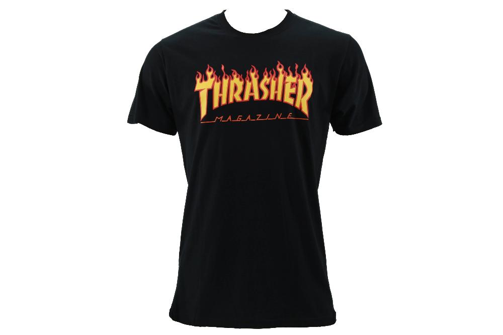 Camiseta Thrasher Flame Logo - Masculino